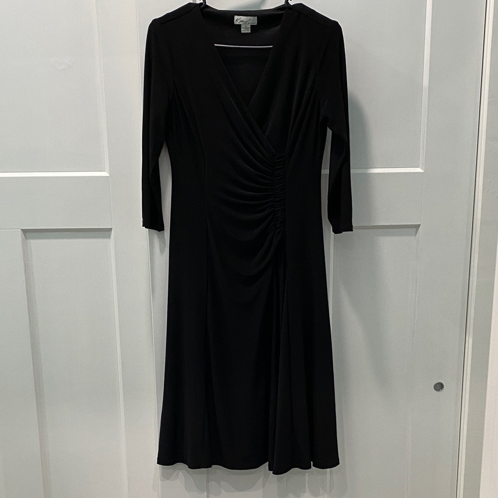 Kim Roger’s Elegant Black Women's Dress